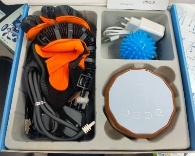 Picture of Hand exerciser robot hand robotic hand for stroke patient hand Rehabilitation gloves hand exercise machine robot hand hand exerciser