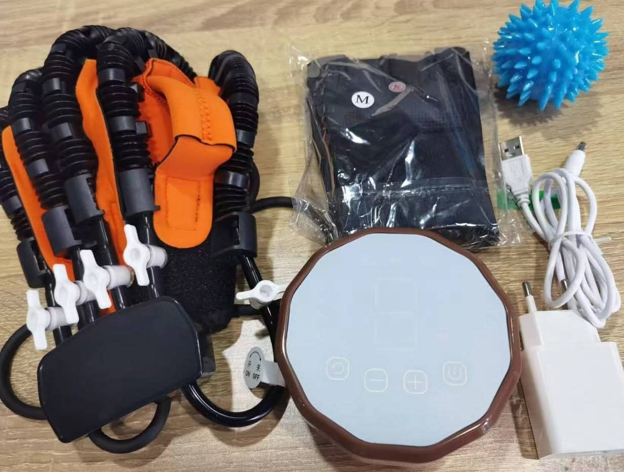 Picture of Hand exerciser robot hand robotic hand for stroke patient hand Rehabilitation gloves hand exercise machine robot hand hand exerciser