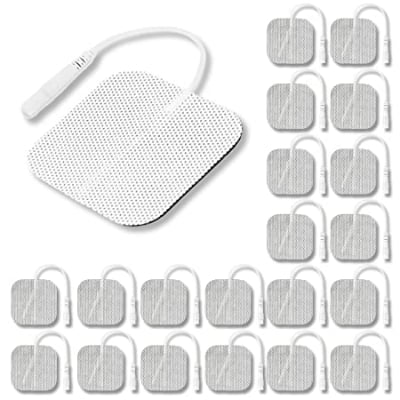 Picture of Tens Electrode Pads. Reusable High Quality Self Adhesive 50 mm Square Electrodes Pad. (4pcs, 1pkt)