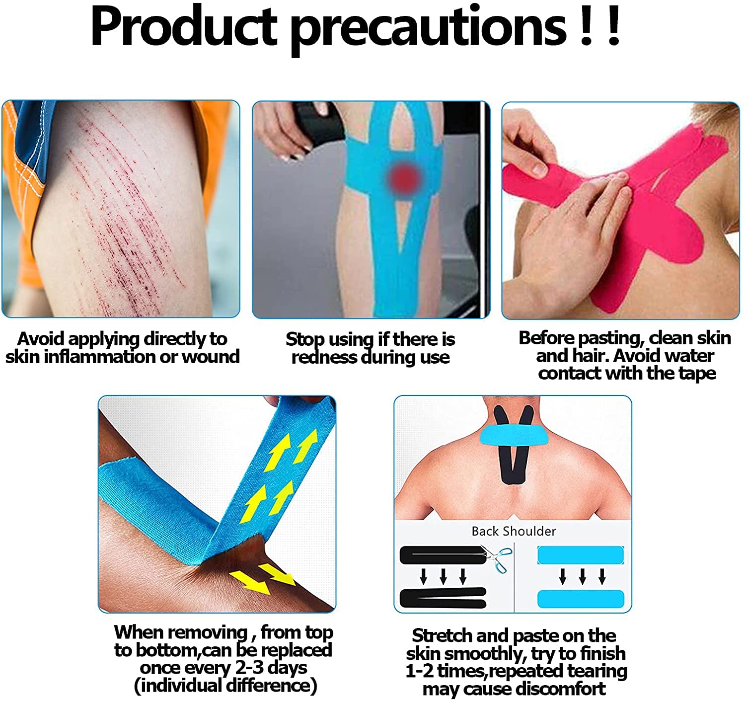 Picture of Kinesiology Tape |Kinesio Tape for Pain Relieve