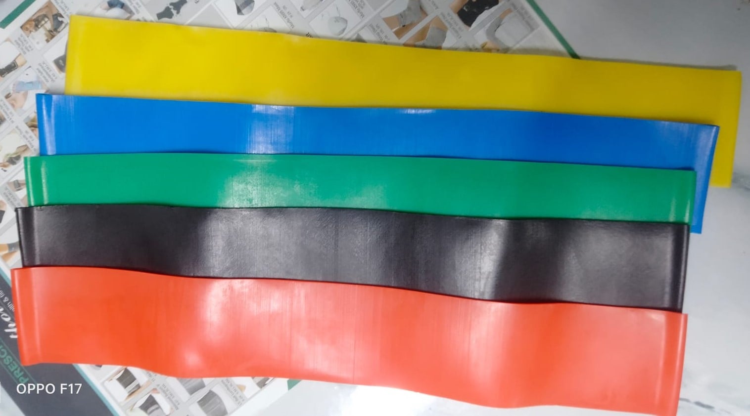 Picture of Exercise Resistance Belt- 5 Pcs, Resistance Bands for Rehab, Prehab, Dynamic Warm-Ups as well as Basic Fitness Band