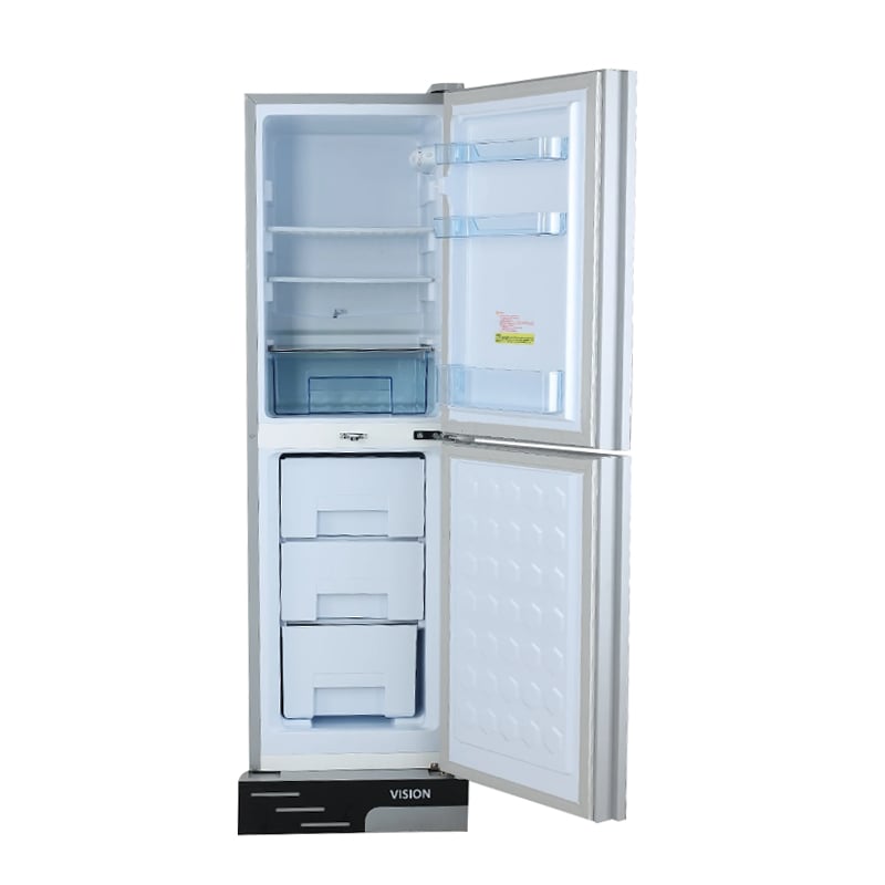 Picture of VISION Glass Door Refrigerator RE-160 Liter Mirror Iris Bottom Mount
