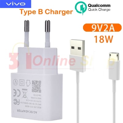 Picture of Vivo 18W Flash Charge 3.0 Adapter with Type B Cable Charger