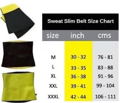 Picture of New Sweat Slim Belt For Men And Women, - Slim Belt-Multicolor