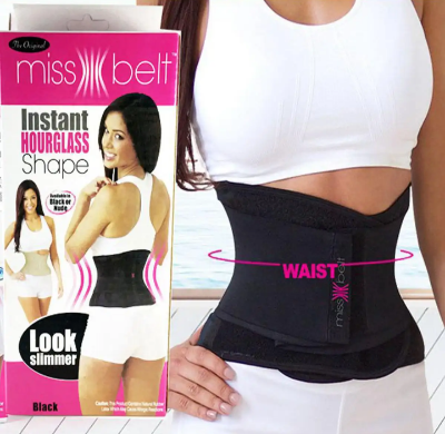 Picture of Achieve Your Desired Body Shape With The Miss Belt Instant Hourglass Body Shape - Body Shaping Accessory-Black