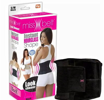 Picture of Achieve Your Desired Body Shape With The Miss Belt Instant Hourglass Body Shape - Body Shaping Accessory-Black