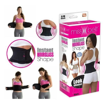 Picture of Achieve Your Desired Body Shape With The Miss Belt Instant Hourglass Body Shape - Body Shaping Accessory-Black