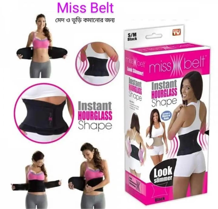 Picture of Achieve Your Desired Body Shape With The Miss Belt Instant Hourglass Body Shape - Body Shaping Accessory-Black