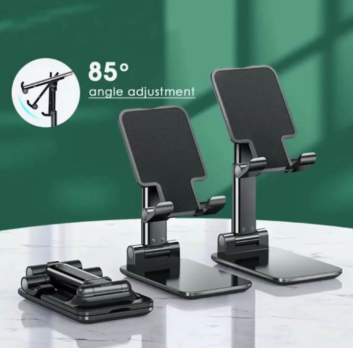 Picture of Universal Ergonomic Collapsible Adjustable Mobile Stand Desktop Tablet Mobile Phone Holder