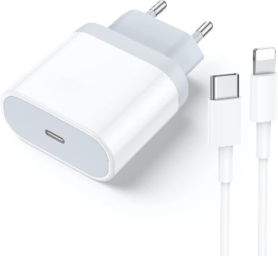 Picture of For Iphone 20 Watt Charger With Cable Premium Quality Fast Charging - Charger
