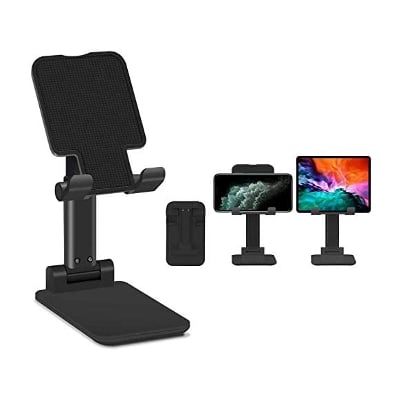Picture of HIGH QUALITY Folding Desktop Stand Anti Slip Tablet Mobile Phone Holder Live Video Camera Mount Stable/)Professional Mobile Tablet Universal Stent/laptop stand matel