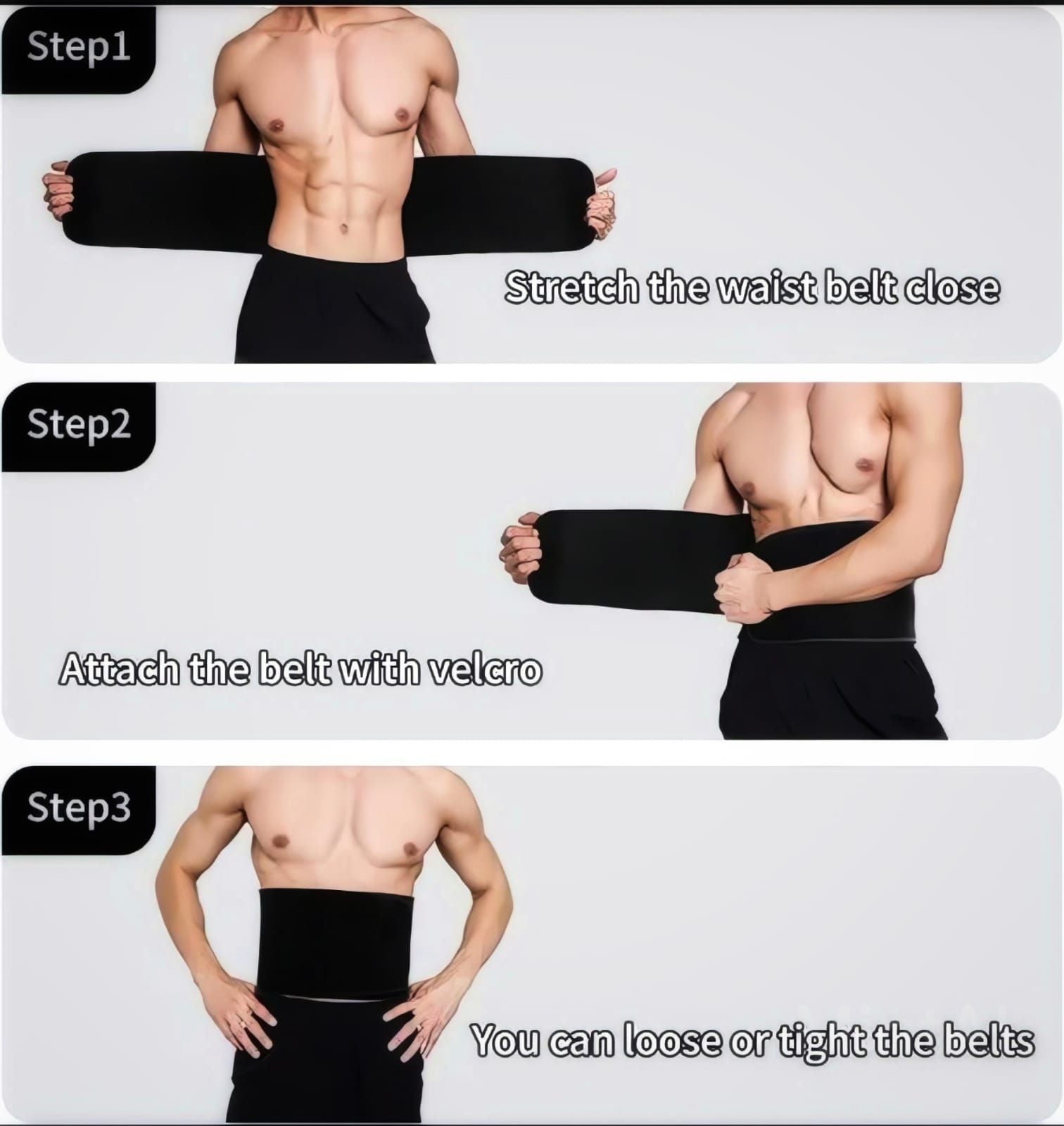 Picture of Slimming Waist-Slim Belt for Men and Women - Path to Weight Loss and a Healthier - Achieve Fitness Goals with Confidence-One Size