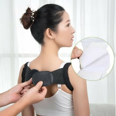 Picture of Body smartness correction Tape. Posture Corrector Shoulder Brace Back Support Belt for Man & Women BACK SUPPORTER