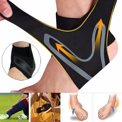 Picture of 1 piece Sports sleeve compression protection ankle socks outdoor football gear