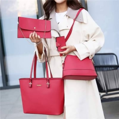 Picture of Bag 4-piece set span single-shoulder parent-child set 2024 Xinjing Trend Fashion Trend 4-piece bag set