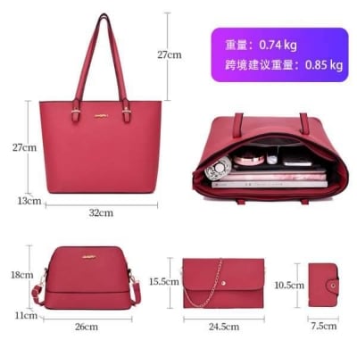 Picture of Bag 4-piece set span single-shoulder parent-child set 2024 Xinjing Trend Fashion Trend 4-piece bag set