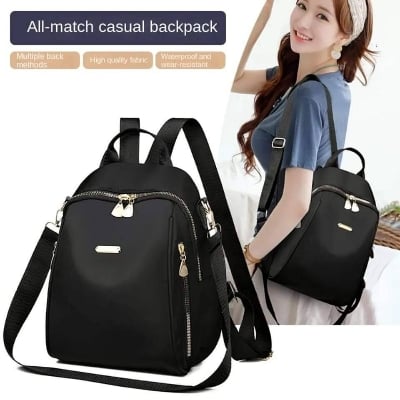 Picture of Woman Backpack Mini Bag For College University School Office Multipurpose Bag For Girls 20 L Size Can Easily Accommodate Books Lunch Box Bag