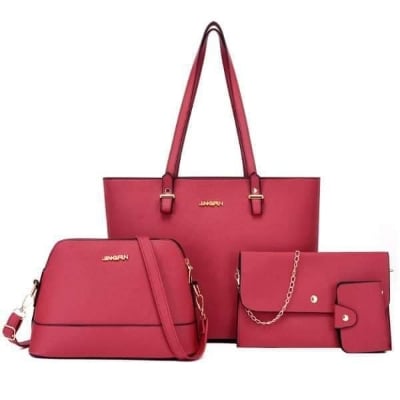 Picture of 4pic Combo Solid Color Designer High Quality Women Composite Bag Multifunctional Women Handbag 2024 Women Shoulder Bags
