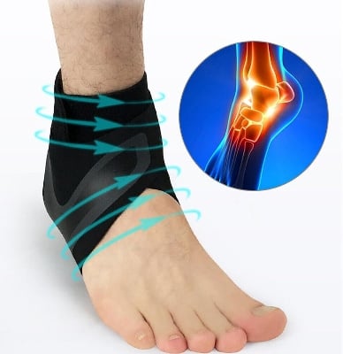 Picture of Adjustable Drop Foot Brace Foot Up AFO Brace Unisex Fits for Right/Left Foot Orthosis Ankle Brace Support, Improve Walking Gait