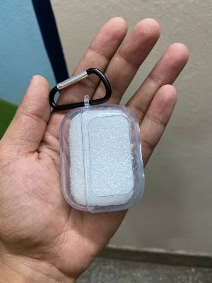 Picture of Airpods A9 pro Touch Screen Display Protective Cover For airpords A9pto-Multicolor