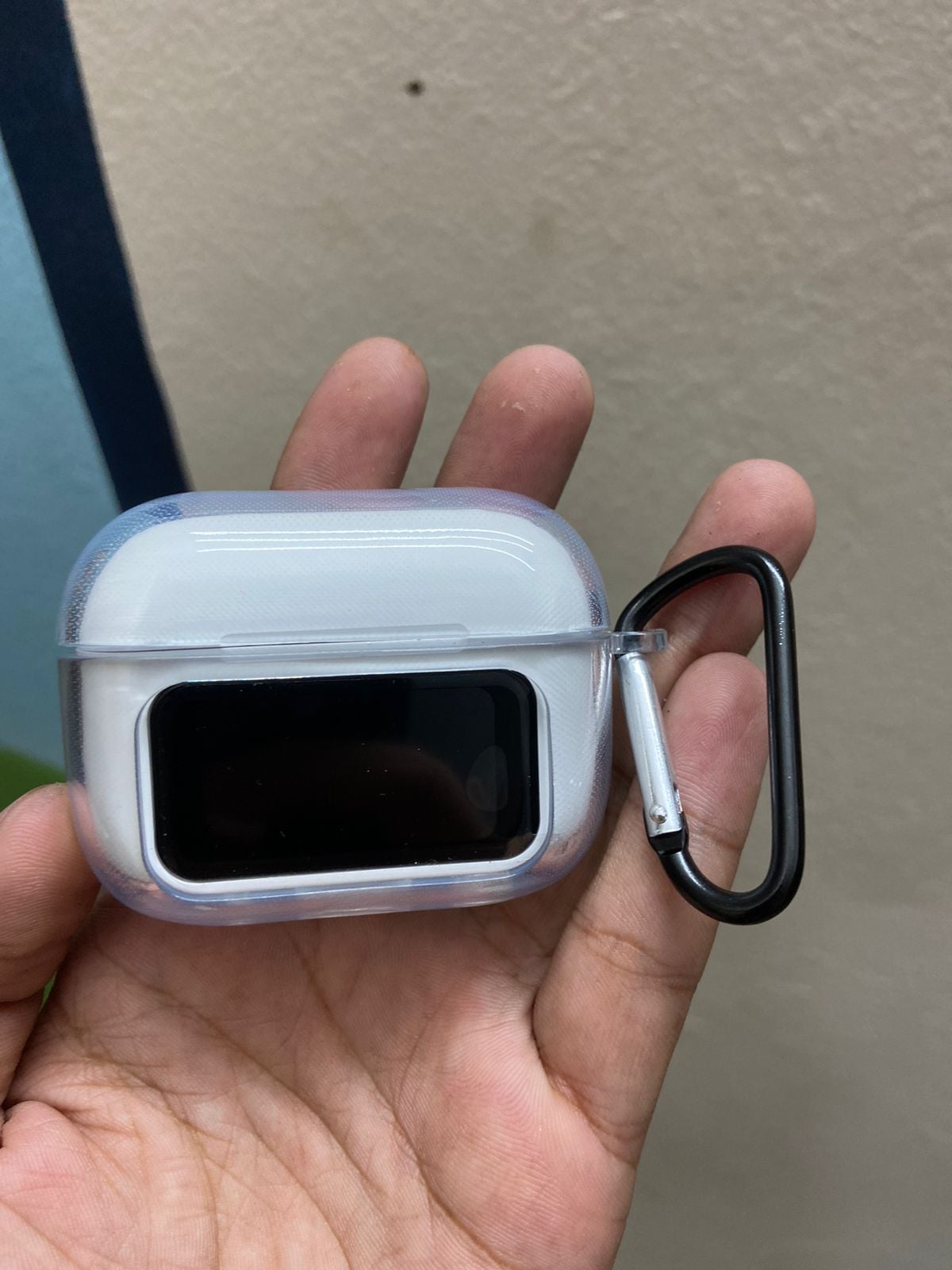 Picture of Airpods A9 pro Touch Screen Display Protective Cover For airpords A9pto-Multicolor