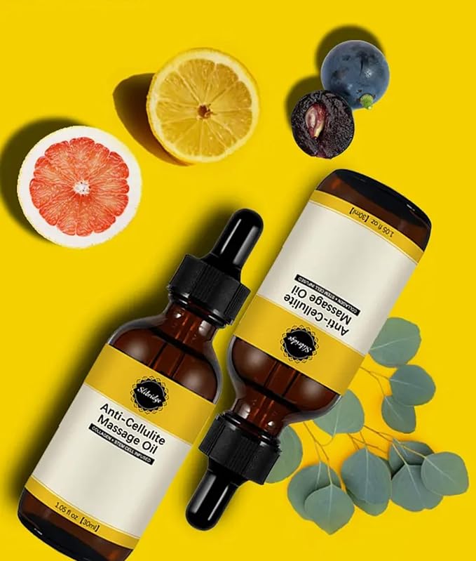 Picture of Slimming Essential Oil Anti-Cellulite Massage Oil Natural Anti-Cellulite Massage Oil Help-Multicolor