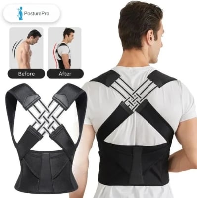 Picture of New Premium Adjustable Back Posture Corrector Belt for Women Men and Woman-One Size