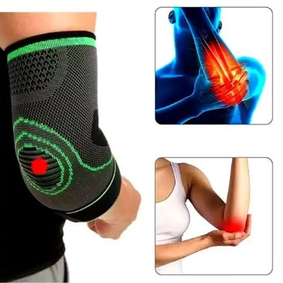 Picture of ​Comforband Adjustable Elbow Brace – Targeted Support for Tennis Elbow, Golfer's Elbow, Tendonitis, Arthritis, Bursitis, Sprains, and Strains – One-Size-Fits-Most Compression Sleeve for Pain Relief and Injury Recovery