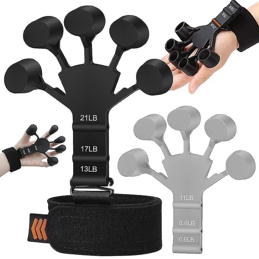 Picture of Silicone Hand Grip Device Finger Exerciser Strengthener Stretcher