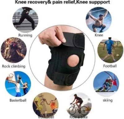 Picture of Premium Quality 1 Piece Orthopedic Knee Pad Knee Brace Support Joint Pain Relief Patella Protector Adjustable Sports Knee Pad Meniscus Ligament
