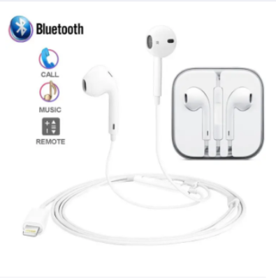 Picture of Apple EarPods with Lightning Connector In Ear Earphones And Headphone With Microphone For iphone