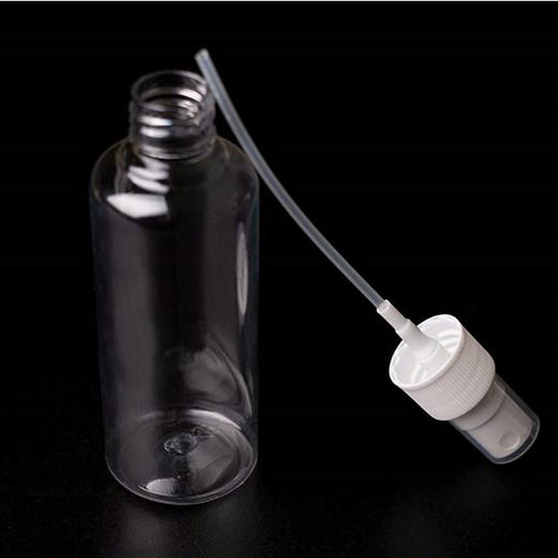 Picture of eakproof Spray Bottles Adjustable Nozzle for Fine Mist & Jet Stream Premium Refillable Plastic Bottles for Hair Styling, Plant Misting, Cleaning Solutions (Clear)