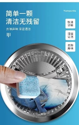 Picture of Washing Machine Mini Vacuum Cleaner Tablets Washing Machine Cleaning Descaling Detergent Vibrant Board Cleaning Products