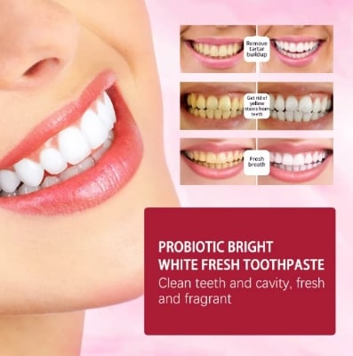 Picture of Yayashi sp-4 Probiotic Toothpaste freshen breath maintain oral health whiten teeth Stain Removing Sp-4 Toothpaste Teeth Cleaner Plaque Remove