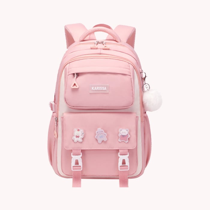 Picture of New Japanese High School Girls Backpack School Bags Waterproof For Teenage Girls Multi Pockets Kawaii Backpack Women Cute Book Bag Mochila
