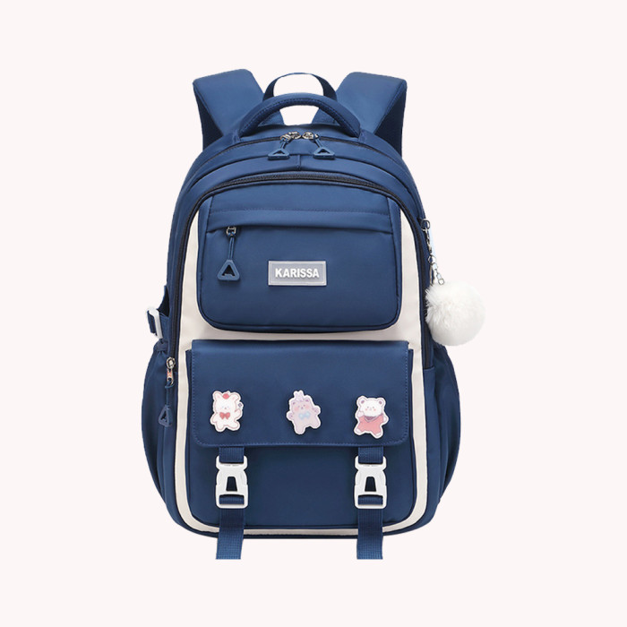 Picture of New Japanese High School Girls Backpack School Bags Waterproof For Teenage Girls Multi Pockets Kawaii Backpack Women Cute Book Bag Mochila