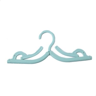 Picture of Foldable, Travel Hangers, Portable Folding Clothes Hangers Cloth Hanger Rack Travel Accessories Foldable Clothes Drying Hanger- Multicolor