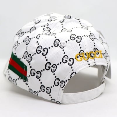 Picture of New Styles White Embroidery logo Cotton Visor Cap-One Size
