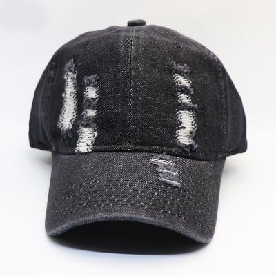 Picture of Denim Baseball Cap Hats Washed Outdoor Trucker Caps Travel Adjustable-One Size