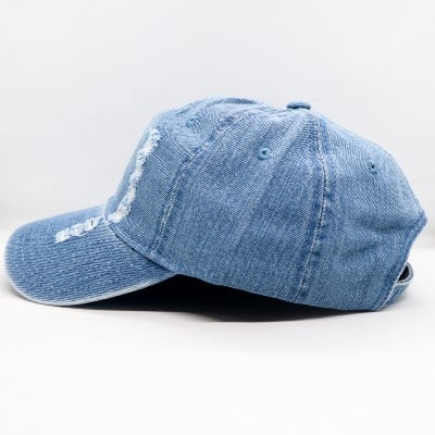 Picture of Vintage Washed Denim Distressed Dad Hats Adjustable Baseball Caps for Men Women-One Size