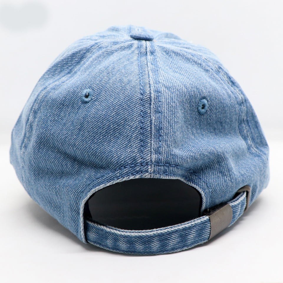 Picture of Vintage Washed Denim Distressed Dad Hats Adjustable Baseball Caps for Men Women-One Size