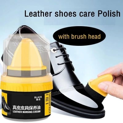 Picture of Leather Shoe Shine Refill Set, Complete Shoe Care Kit with Horsehair Premium Creams