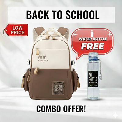 Picture of New Aesthetic Backpack Cute Backpack for School College Backpack Large Capacity Bookbags for Girls Women Students Casual Travel Daypacks Solid Color