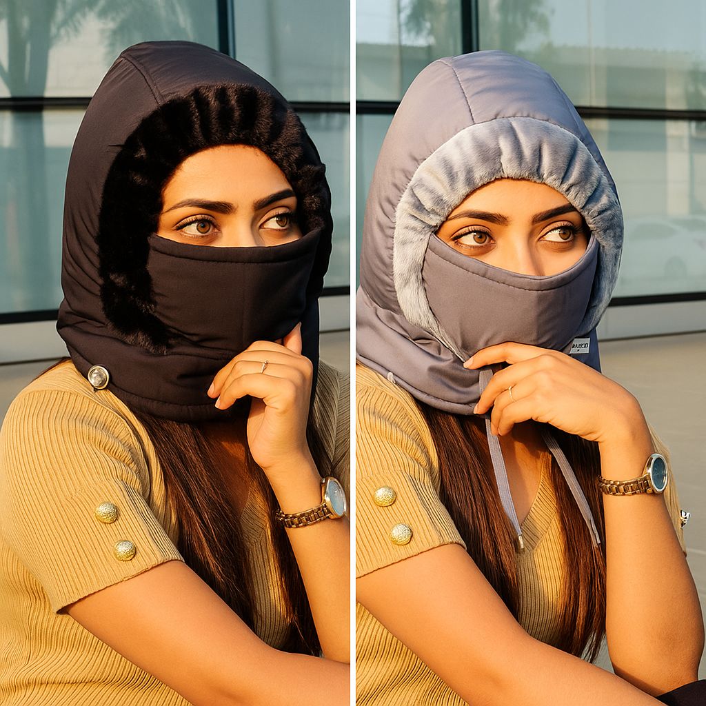 Picture of New Shy Velvet Balaclava Wind-Resistant Winter Face Mask,Fleece Ski Mask for Men and Women,Warm Face Cover Hat Cap Scarf