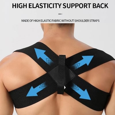 Picture of 1Pcs Adjustable Posture Corrector for Men Women - Upper Back Spine, Neck, Shoulder Clavicle Orthopedic Brace