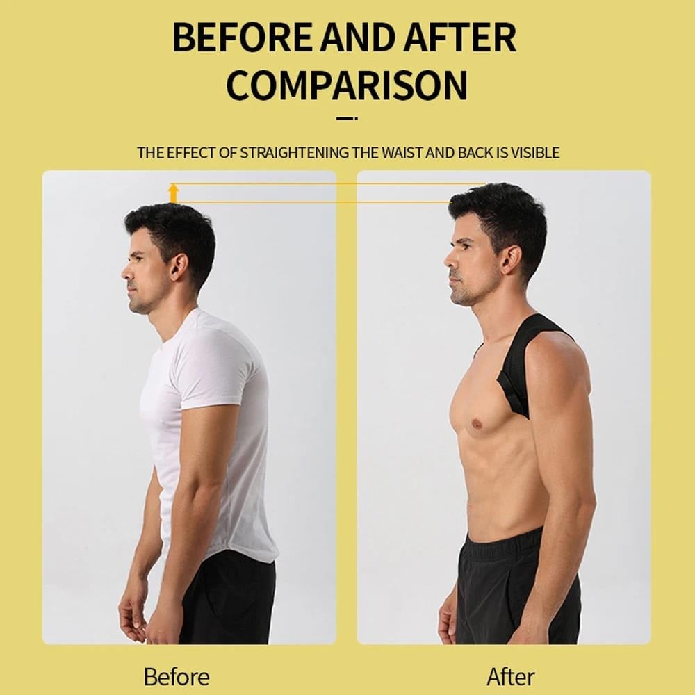 Picture of 1Pcs Adjustable Posture Corrector for Men Women - Upper Back Spine, Neck, Shoulder Clavicle Orthopedic Brace