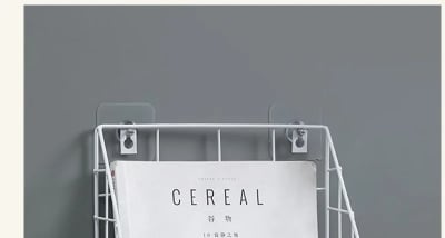 Picture of Screw Hooks with Nut Self Adhesive Hanging Holder Shelf Rack Mounted Photo Picture Wall Free Drill Kitchen Bathroom Decor