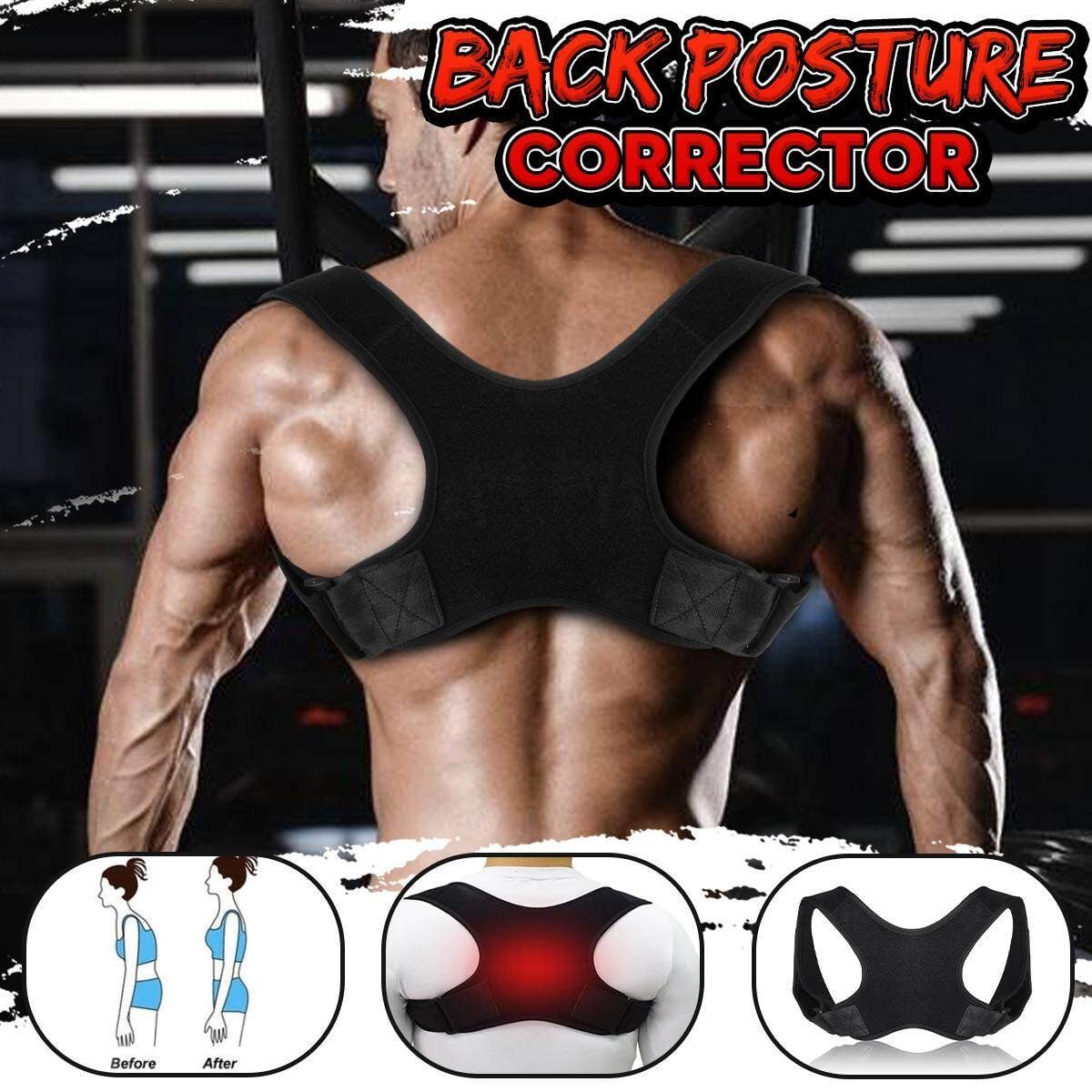 Picture of Custom Design Shoulder Clavicle Postural Posture Correction Adjustable Back Corrector Belt/ Backpain Support Belt