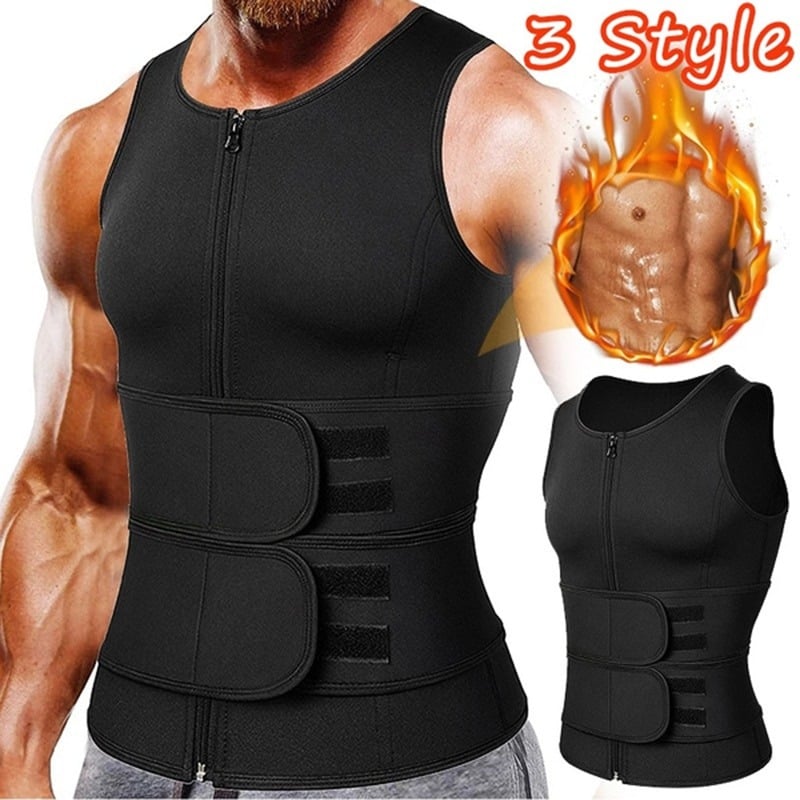 Picture of Waist Trainer Slim Corset Back Waist Support Belt Men Back Brace Belt Fajas Lumbares Ortopedicas Protection Spine Support Vest-Black