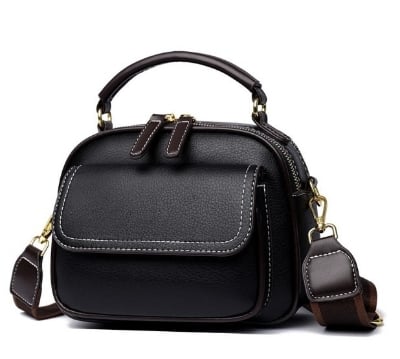 Picture of Canvas Tote Bag for Women with Zipper Closure & Individual Compartments for Work College for Teacher & Nurse
